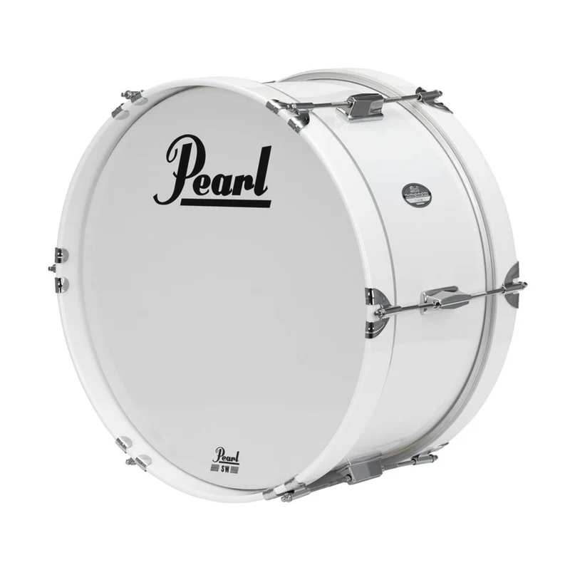 Pearl Junior Marching Bass Drum 18x8 inch White