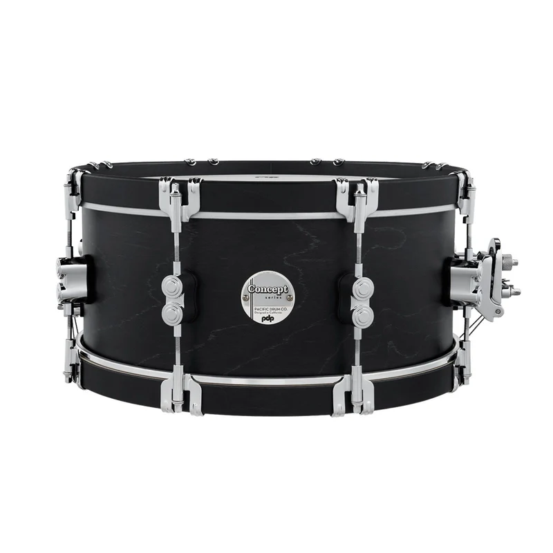 PDP Concept Maple Classic Snare Drum 14" x 6.5" Ebony with Ebony Hoops