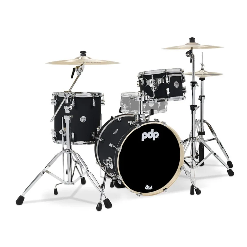 PDP Concept Maple Bop 18" 3 piece Shell Pack (Satin Black)