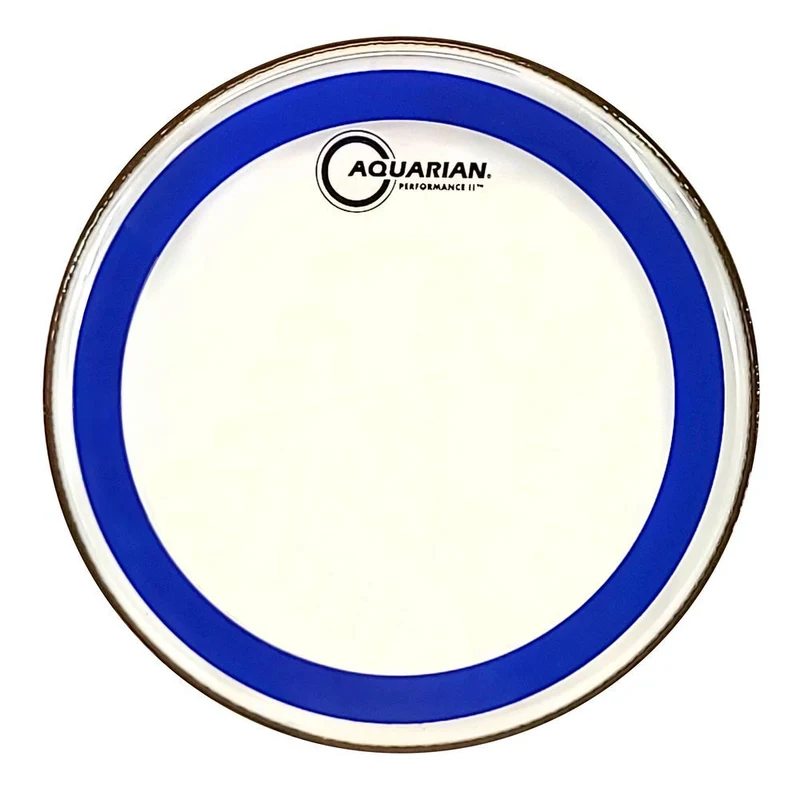 Aquarian PF26 26" Blue Performance II 2-Ply Bass Drum Head (Clear)