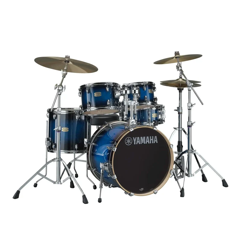 Yamaha Stage Custom Birch Euro 22" Drum Kit w/Hardware (Deep Blue Sunburst)