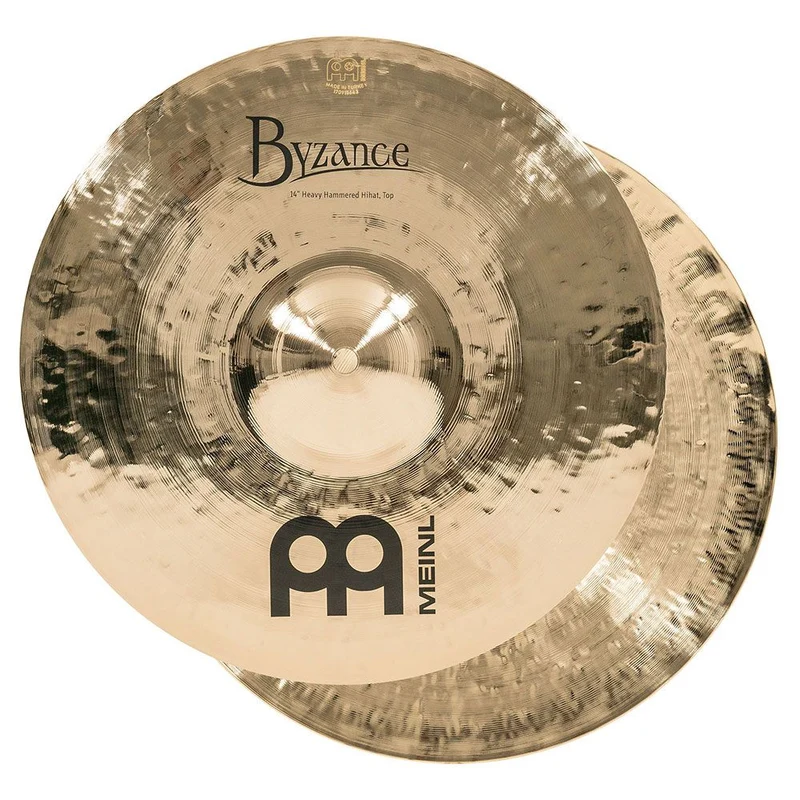 Meinl Byzance Brilliant 14inch Heavy Hammered HiHats