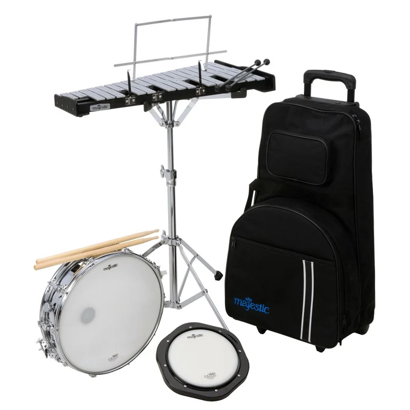 Majestic Snare Kit Series MAK1432D Snare Drum Glockenspiel & Practice Pad