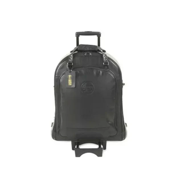 Gard Super Triple Trumpet Wheelie Gig Bag - Leather Black