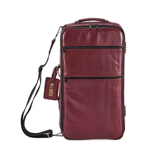 Gard Compact Triple Trumpet Gig Bag - Leather Burgundy