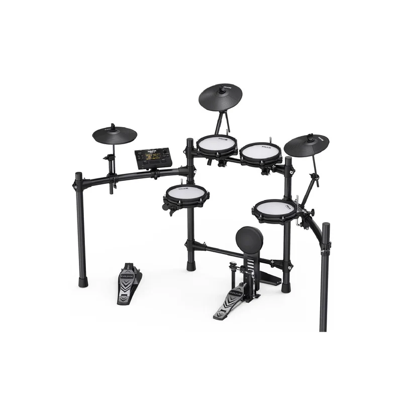 N-UX DM210 Portable 8-Piece Electronic Drum Kit with All Mesh Heads