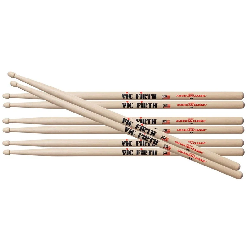 Vic Firth Stick Bundles Buy 3 Pairs Get 1 Free 7A Wood Tip