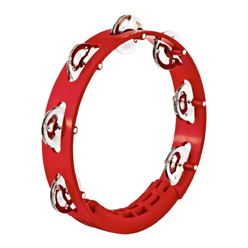 Meinl HTT8R Headliner Tour Tambourine ABS 8" Single Row Red