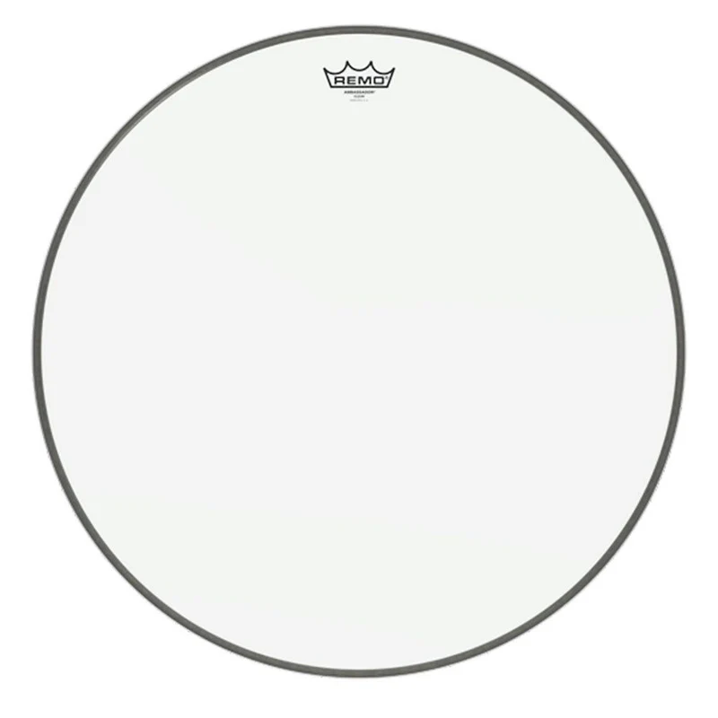 Remo BR-1322-00 Ambassador Clear Bass Drumhead, 22"