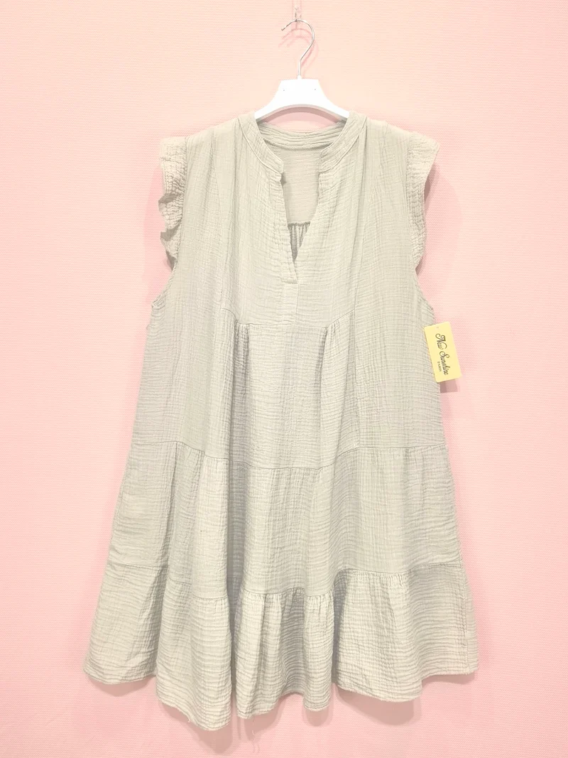 Robe En Gaze De Coton (x8)