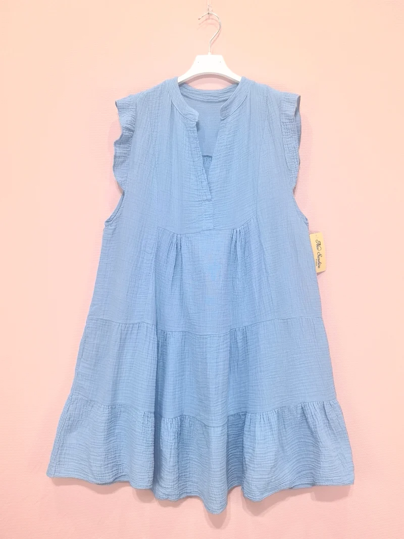 Robe En Gaze De Coton (x8)