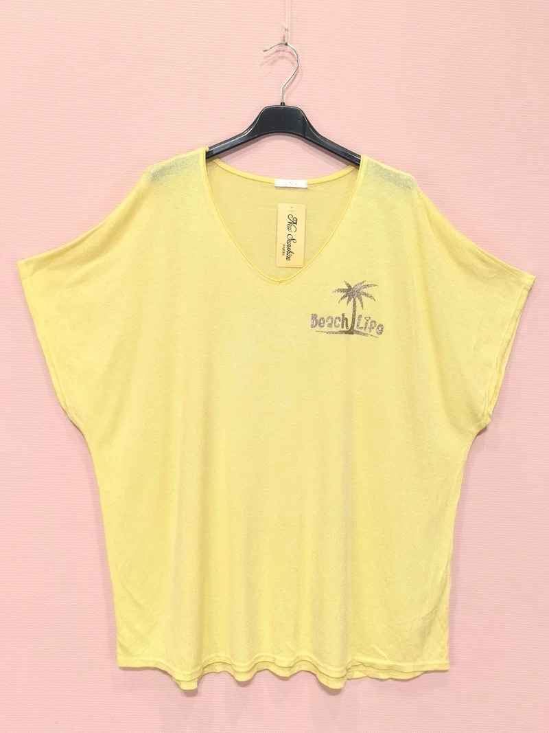 T-shirts Col V (x8)