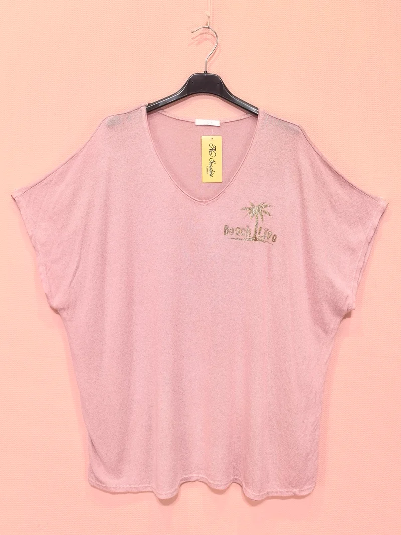 T-shirts Col V (x8)