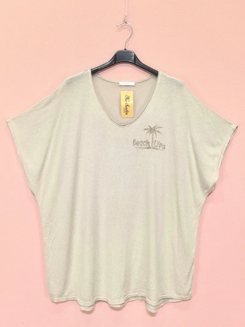 T-shirts Col V (x8)