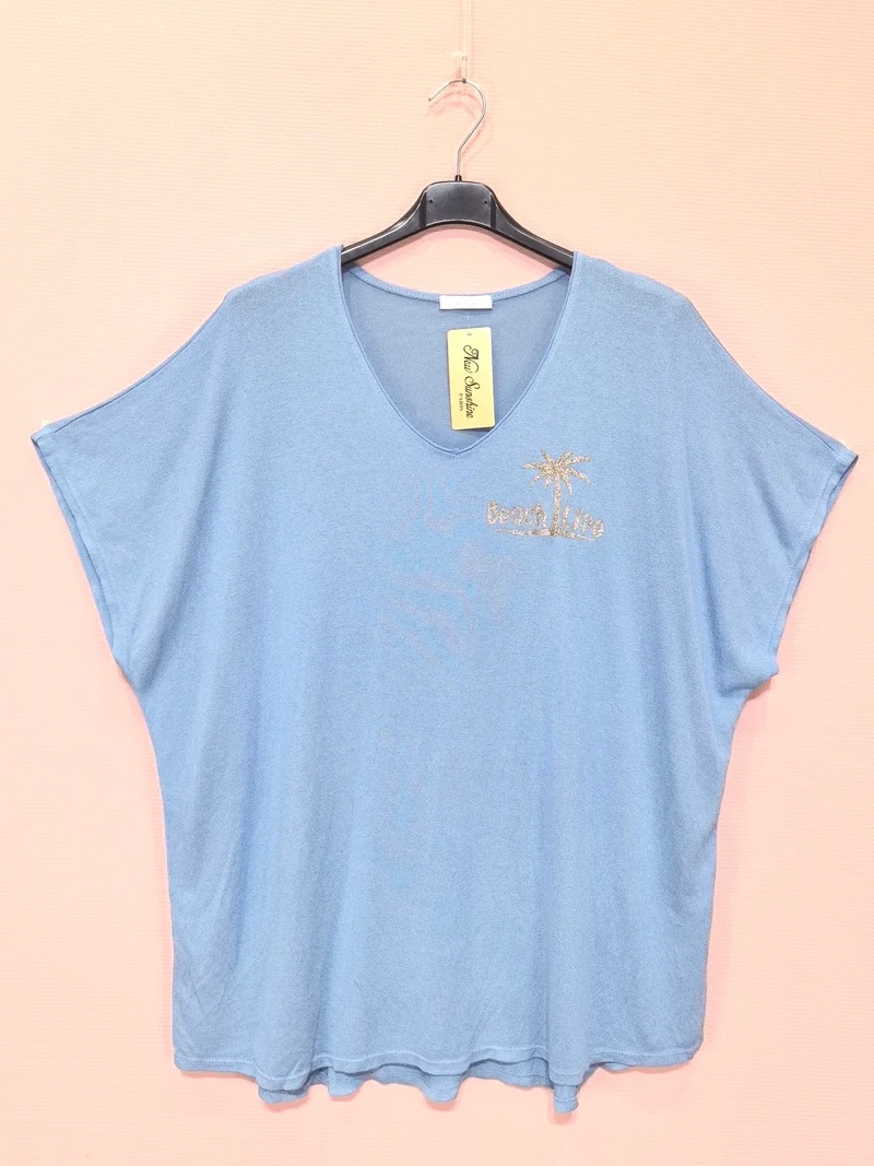 T-shirts Col V (x8)
