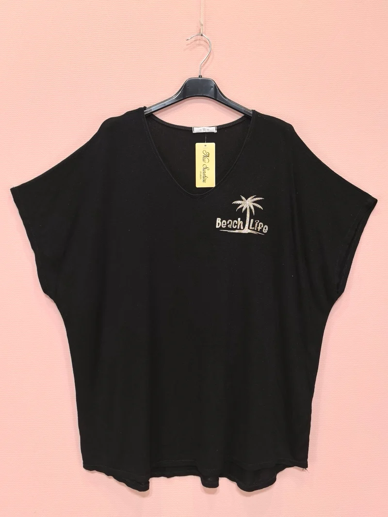 T-shirts Col V (x8)