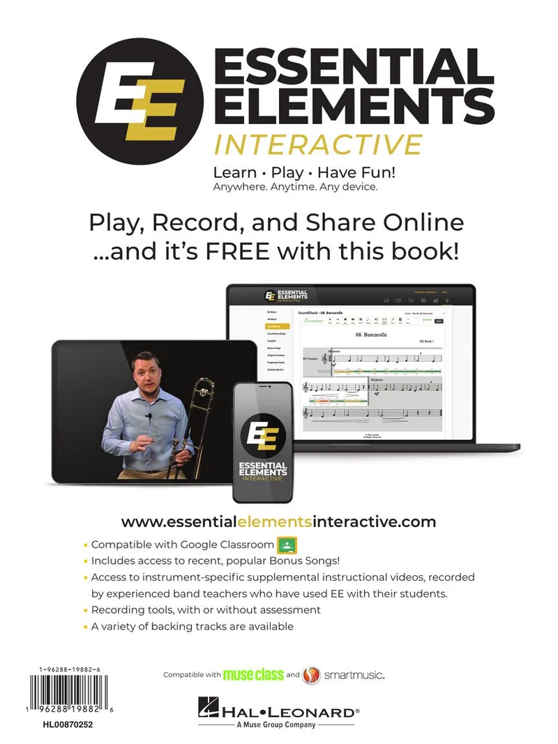 Essential Elements for Band – Bb Trumpet Book 1 with Online Resources