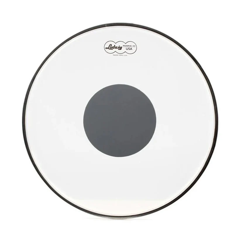 Ludwig 14" Clear Ambassador Silver Dot Tom Drum Head