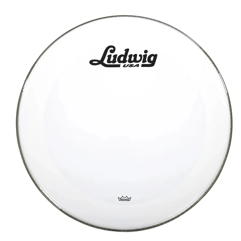 Ludwig 22" Powerstroke 3 Ebony Drum Head w/ Script Logo