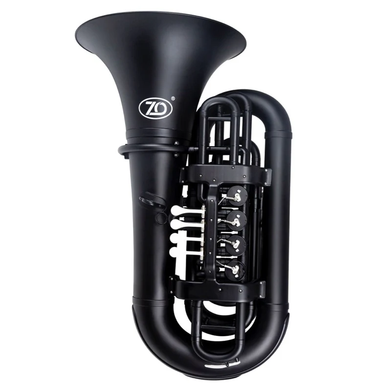 ZO Next Generation ABS Bb Tuba w/ 4 Rotary Valves inc Bag - Empire Black Finish