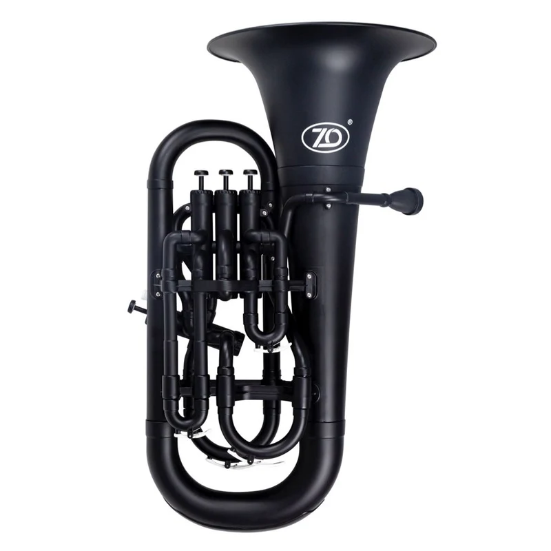 ZO Next Generation ABS 4-valve Bb Euphonium w/ Mouthpiece & Bag - Empire Black Finish