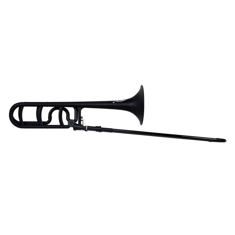 ZO Next Generation ABS Bb/F Trombone w/ Mouthpiece & Bag - Empire Black Finish