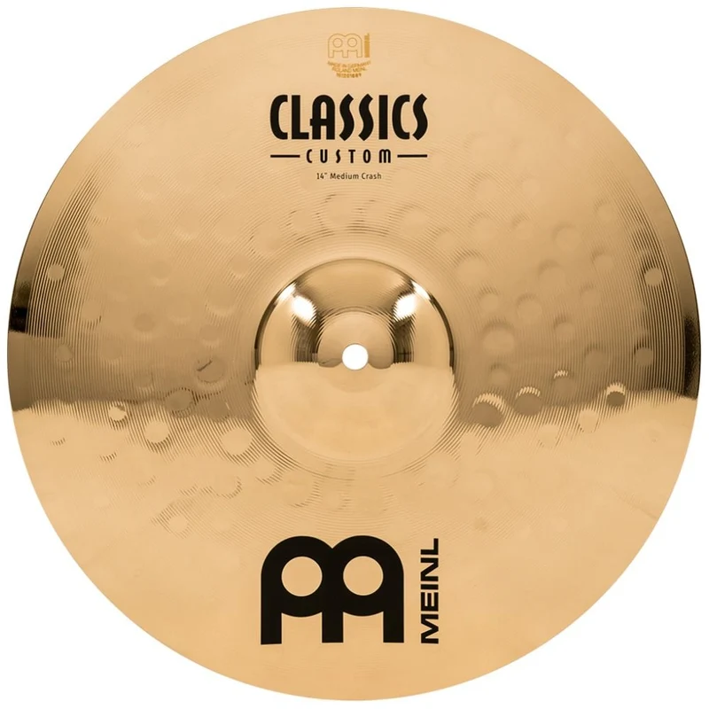 Meinl 14" Classics Custom Medium Brilliant Crash Cymbal