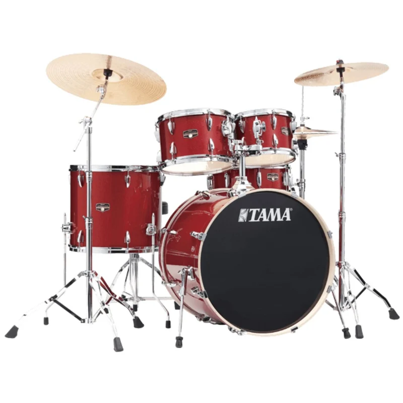 Tama Imperialstar 22" 5-Piece Drumkit w/ Hardware (Burt Red Mist)