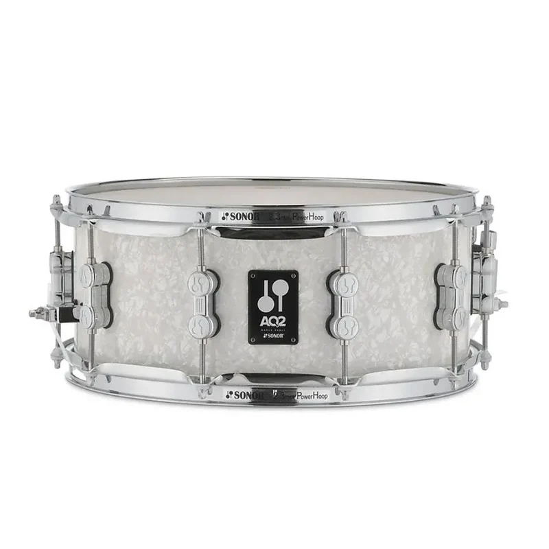 Sonor AQ2 14x55 Inch Snare Drum White Marine Pearl