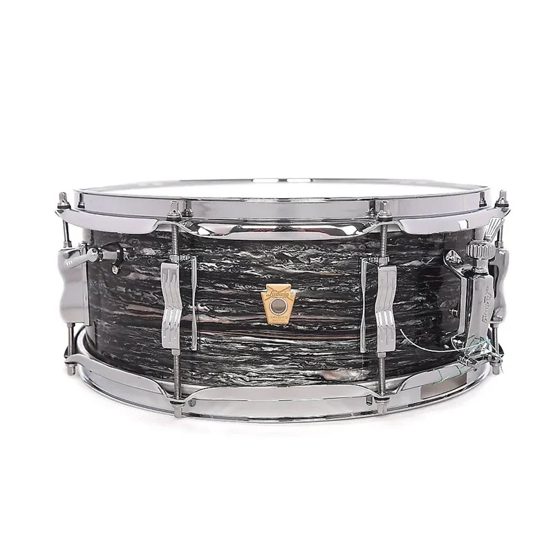 Ludwig Legacy Mahogany Jazz Fest Snare Drum 55 x 14 inch Vintage Black Oyster