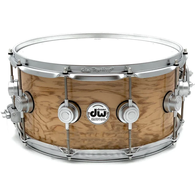 DW Collectors Maple 14" x 6.5" Snare Regal to Royal Burst Olive Ash Burl BN HW VLT