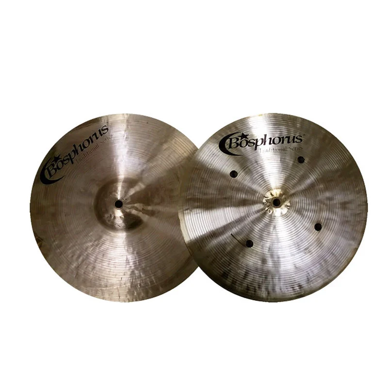 Bosphorus 14" Hole Hi Hats Traditional Series Cymbals