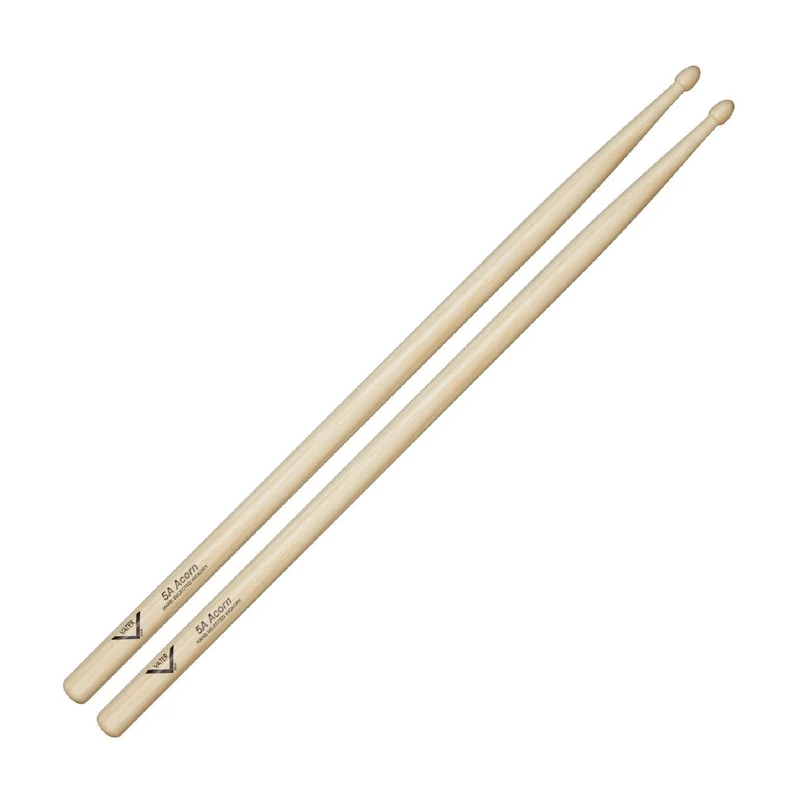 Vater VHP5AAW Power 5A Ameican Hickory Acorn Wood Tip Drumsticks (Pair)