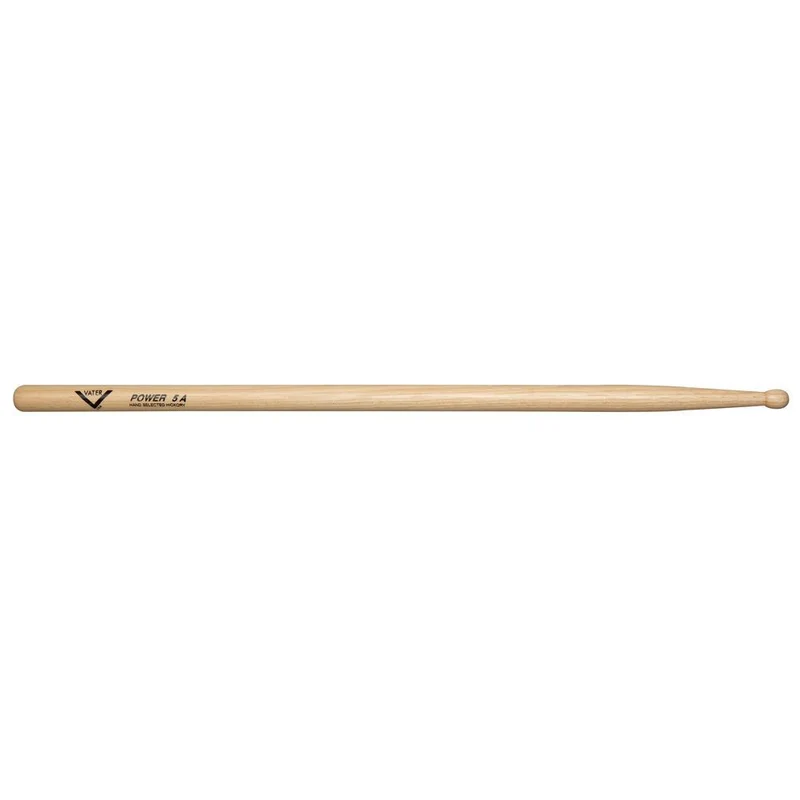 Vater VHP5AW Power 5A Ameican Hickory Wood Tip Drumsticks (Pair)