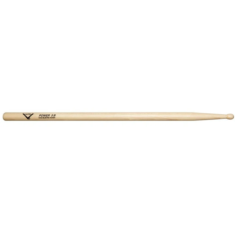 Vater VHP5BW Power 5B Wood Tip Drumstickss (Pair)