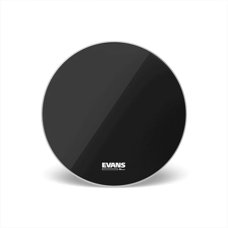 Evans EQ3 Resonant Black Bass Drum Head 22 Inch No Port