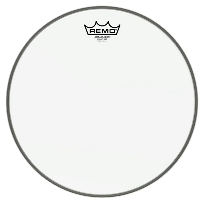 Remo SA-0113-00 Ambassador Hazy Snare Side Drumhead, 13"