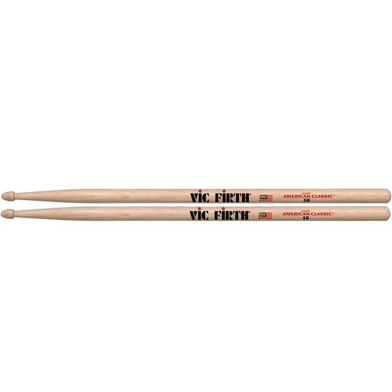 Vic Firth American Classic 5B Wood Tip Drumsticks