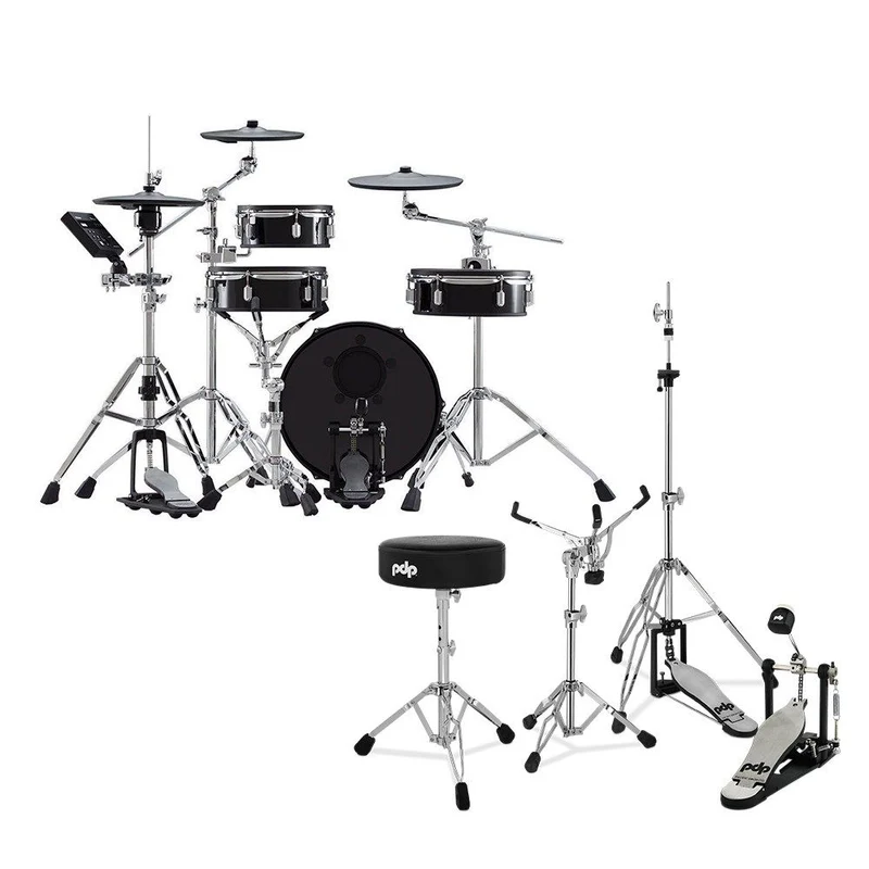 Roland VAD103 V-Drums Acoustic Design Compact Kit w/ TD07 Module & PDP Hardware Bundle