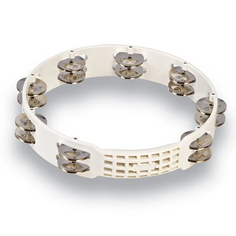 LP Aspire Plastic 10" Tambourine (White)