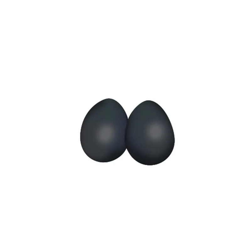 Mano Percussion EM107 Egg Shaker Pair (Black)