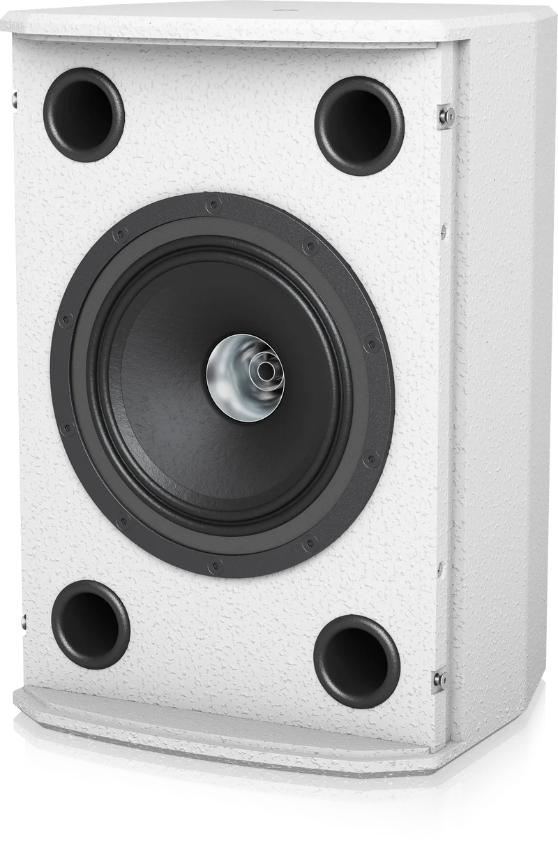 Tannoy VXP6-WH-UK 1,600 Watt 6" Dual Concentric Powered Sound Reinforcement Loudspeaker w/Integrated LAB GRUPPEN IDEEA Class-D Amplification United Kingdom Voltage(White)