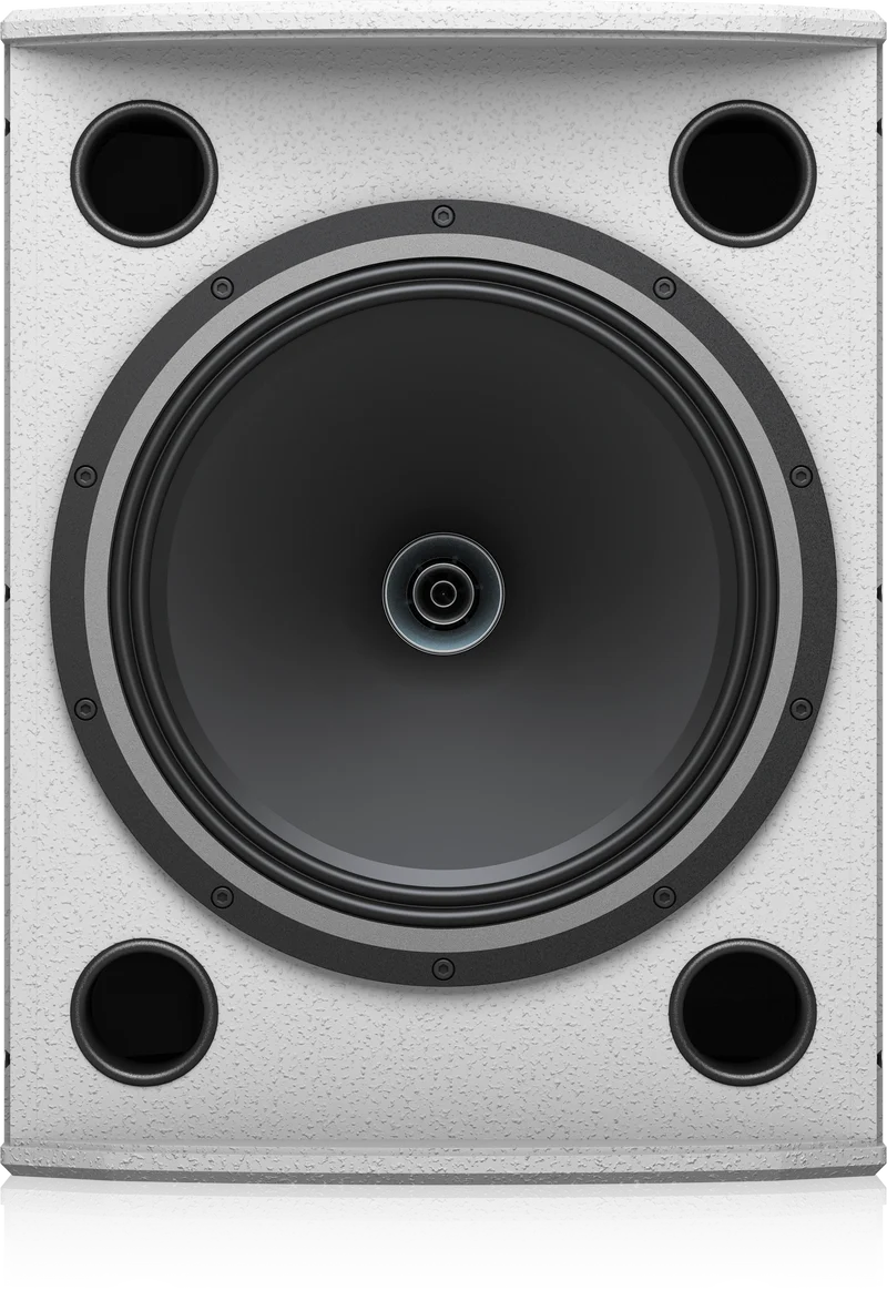 Tannoy VXP12-WH 1600W 12" Dual Concentric Powered Sound Reinforcement Loudspeaker with Integrated Lab Gruppen IDEEA Class-D Amplification (White) - NEW