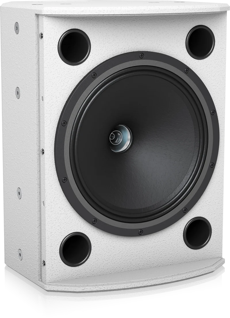Tannoy VXP12-WH 1600W 12" Dual Concentric Powered Sound Reinforcement Loudspeaker with Integrated Lab Gruppen IDEEA Class-D Amplification (White) - NEW
