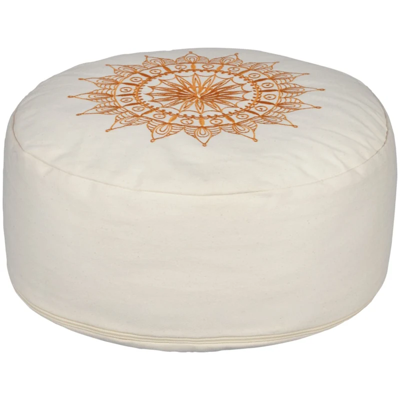 Meinl Sonic Energy Meditation Cushion Beige Floral Design 35cm