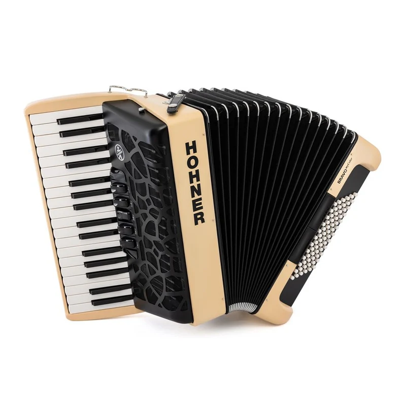 Hohner Bravo III 72 Bass Piano Accordion w/Bag Earth