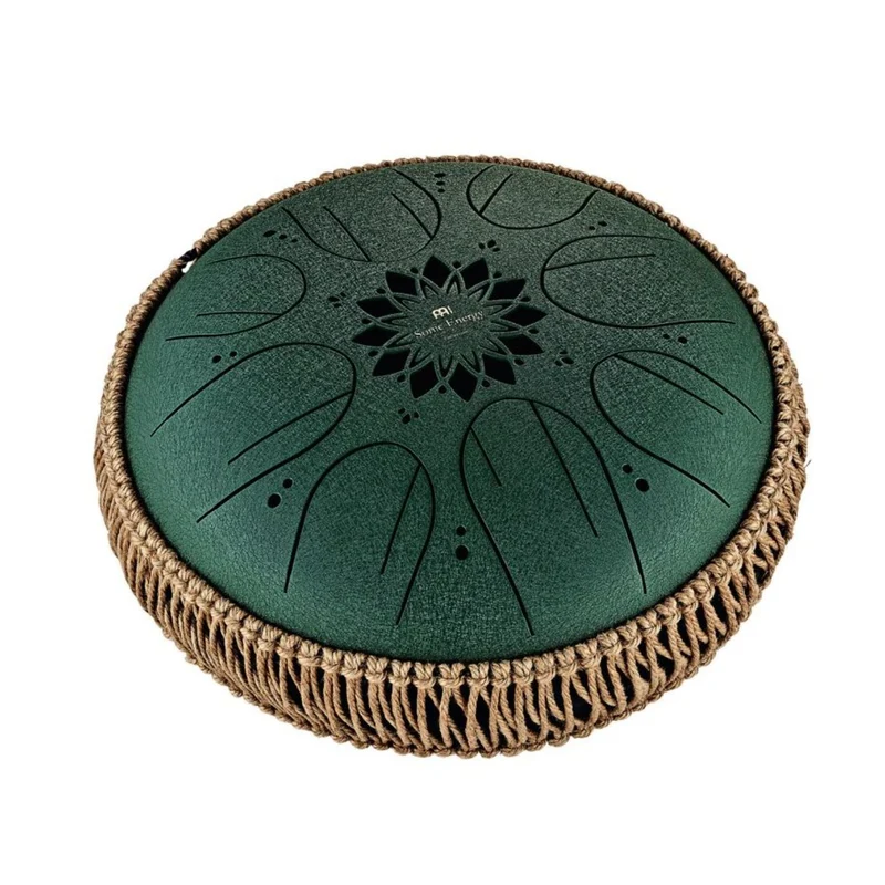 Meinl Sonic Energy 10" Octave Steel Tongue Drum F# Minor (Dark Green)