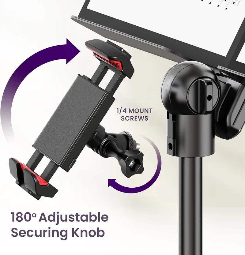 Support Tablette & Téléphone KraftGeek Flexy - Noir