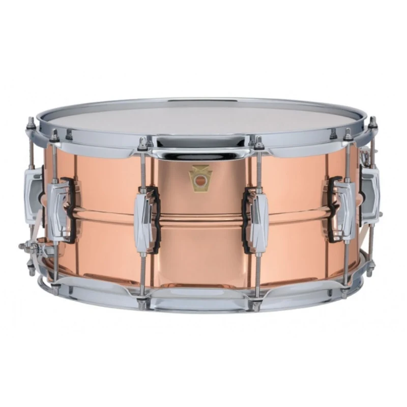 Ludwig Copper Phonic 14" X 6.5" Snare Drum Hammered Shell