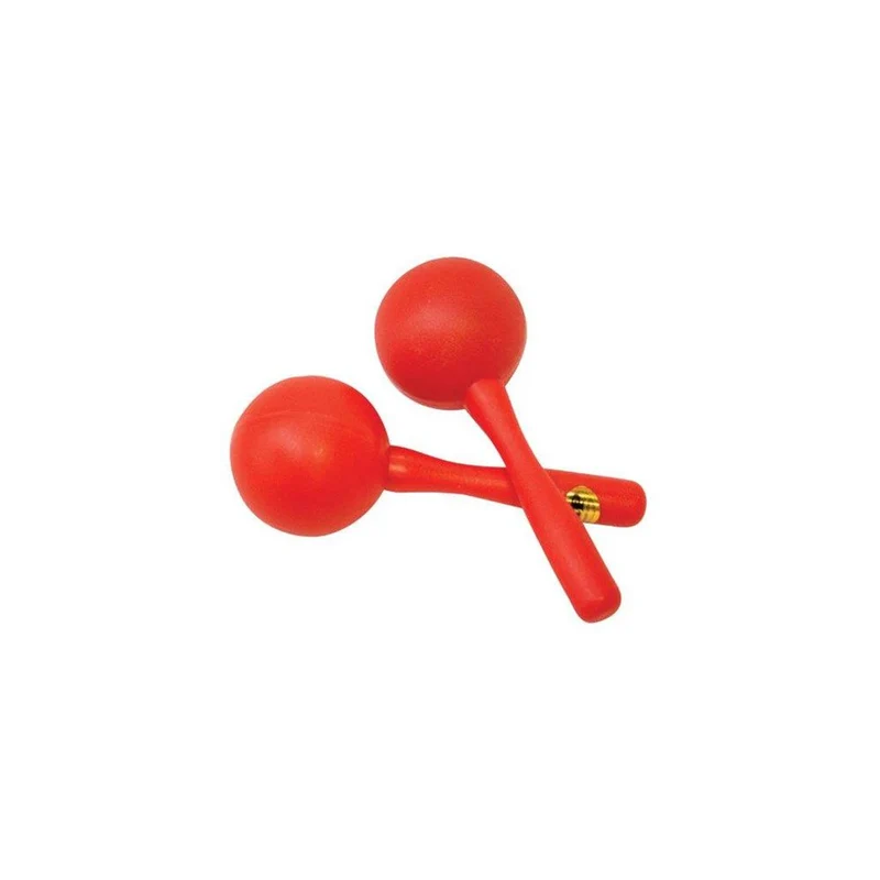 Mano EM345RED Plastic Maracas (Red)